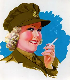 Pinups 1940s UK Laurence Miller woman women WW2 ATS at war uniforms Pinups 1940s UK Laurence Miller woman women WW2 ATS at war uniforms