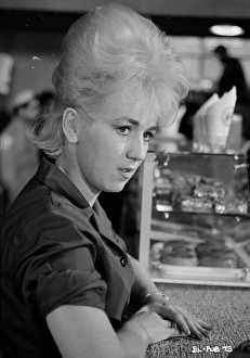 Gwendolyn Watts in a cafe scene from Billy Liar (1963) Gwendolyn Watts in a cafe scene from Billy Liar (1963)