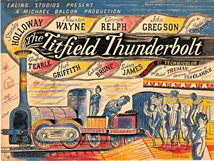 <b class=qtipBold><figcaption>Titfield Thunderbolt UK quad artwork</figcaption></b><br>designed by Edward Bawden (1903-1989)<br><em>© Copyright Studiocanal Films Ltd</em> Titfield Thunderbolt UK quad artwork