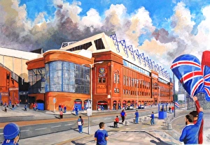 Ibrox Stadium Fine Art - Rangers Football Club Ibrox Stadium Fine Art - Rangers Football Club