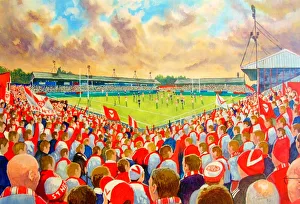 Knowsley Road Stadium Fine Art - St Helens Rugby League Club Knowsley Road Stadium Fine Art - St Helens Rugby League Club