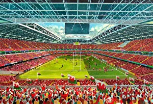 Millenium Stadium Fine Art - Wales Rugby Union Millenium Stadium Fine Art - Wales Rugby Union