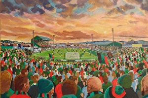 The Oval Stadium Fine Art - Glentoran Football Club The Oval Stadium Fine Art - Glentoran Football Club