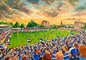 Recreation Ground Stadium Fine Art - Bath Rugby Union Club Recreation Ground Stadium Fine Art - Bath Rugby Union Club
