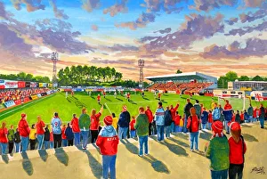 Rockingham Road Stadium Fine Art - Kettering Town Football Club Rockingham Road Stadium Fine Art - Kettering Town Football Club