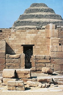 Egypt, Cairo, Saqqara Necropolis funerary monument to king Zoser, 'Step Pyramid' Egypt, Cairo, Saqqara Necropolis funerary monument to king Zoser, 'Step Pyramid'