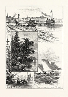 Georgian Bay and the Muskoka Lakes, Scenes about Lake Simcoe, Canada, Nineteenth Georgian Bay and the Muskoka Lakes, Scenes about Lake Simcoe, Canada, Nineteenth