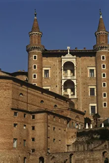 Italy, Marche, Urbino, Ducal Palace (1466-72), Small tower called Torricini Italy, Marche, Urbino, Ducal Palace (1466-72), Small tower called Torricini