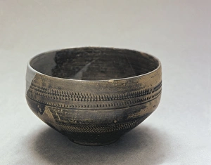 Italy, Ravenna, San Severo Basilica, Grey cup decorated with round geometrical patterns Italy, Ravenna, San Severo Basilica, Grey cup decorated with round geometrical patterns