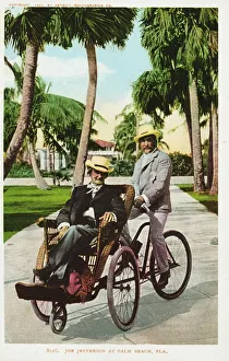 Joe Jefferson at Palm Beach, Fla. Postcard. 1904, Joe Jefferson at Palm Beach, Fla Joe Jefferson at Palm Beach, Fla. Postcard. 1904, Joe Jefferson at Palm Beach, Fla