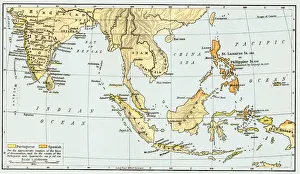 Map of the Portuguese Colonial Dominions in India and the Malay Archipelago, 1498 -1580 Map of the Portuguese Colonial Dominions in India and the Malay Archipelago, 1498 -1580