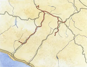 Plan of Narbo Martius in the Roman province of Gallia Transalpina (now Narbonne), drawing Plan of Narbo Martius in the Roman province of Gallia Transalpina (now Narbonne), drawing