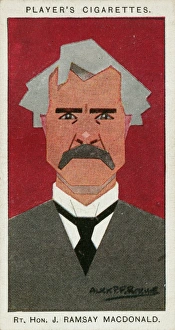 Rt. Hon. J. Ramsay MacDonald Players Cigarette Card by Alick P.F. Ritchie. 1926, Rt. Hon Rt. Hon. J. Ramsay MacDonald Players Cigarette Card by Alick P.F. Ritchie. 1926, Rt. Hon