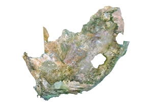 South Africa, Satellite Image South Africa, Satellite Image