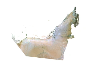 United Arab Emirates, Satellite Image United Arab Emirates, Satellite Image