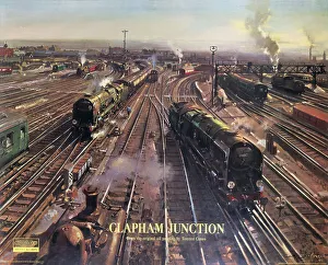 'Clapham Junction', BR (SR) poster, 1962 'Clapham Junction', BR (SR) poster, 1962