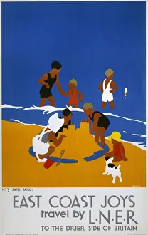 'East Coast Joys' No 3 LNER poster, 1932 'East Coast Joys' No 3 LNER poster, 1932