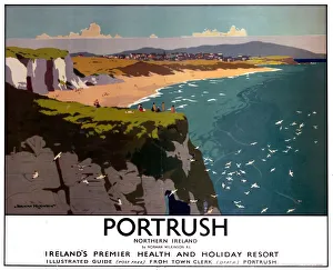 'Portrush - Northern Ireland', LMS poster, 1923-1947 'Portrush - Northern Ireland', LMS poster, 1923-1947