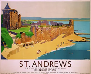 'St Andrews', LNER poster, 1941 'St Andrews', LNER poster, 1941