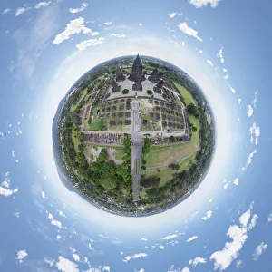 360° Aerial Panorama of Prambanan, Indonesia 360° Aerial Panorama of Prambanan, Indonesia