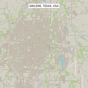 Abilene Texas US City Street Map Abilene Texas US City Street Map