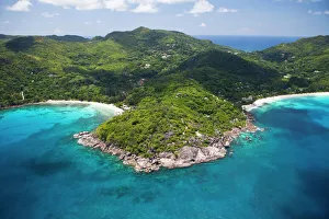 Anse Takamaka and Anse Intendance, Southern Mahe, Mahe, Seychelles, Africa, Indian Ocean Anse Takamaka and Anse Intendance, Southern Mahe, Mahe, Seychelles, Africa, Indian Ocean