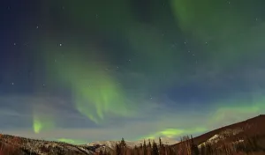 Aurora borealis display above Chena Hot Springs Resort 60 miles from Fairbanks, Alaska Aurora borealis display above Chena Hot Springs Resort 60 miles from Fairbanks, Alaska