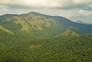 <b class=qtipBold><figcaption>Bisle Ghat in Karnataka</figcaption></b><br>Green carpet of Western Ghats from gorgeous view point at Bisle Ghat, Karnataka, India. Bisle Ghat in Karnataka