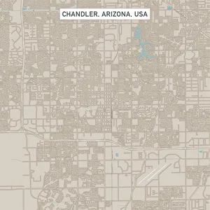 Chandler Arizona US City Street Map Chandler Arizona US City Street Map
