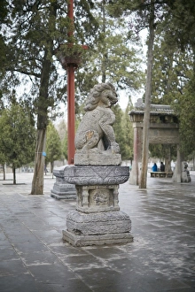 Chinese guardian lion at Shaolin Temple Chinese guardian lion at Shaolin Temple