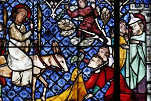 Christian art in France. Stained Glass Christian art in France. Stained Glass