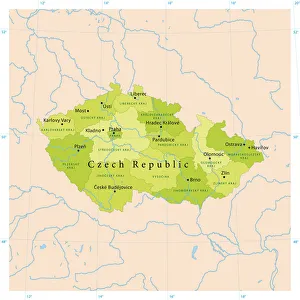 Czech Republic Vector Map Czech Republic Vector Map