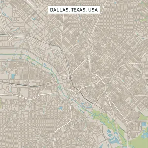 Dallas Texas US City Street Map Dallas Texas US City Street Map
