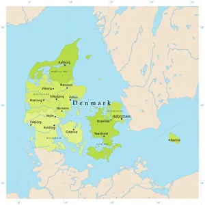 Denmark Vector Map Denmark Vector Map