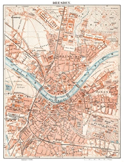 Dresden map 1895 Dresden map 1895