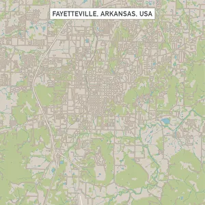 Fayetteville Arkansas US City Street Map Fayetteville Arkansas US City Street Map