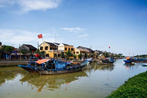 Hoi An Ancient Town riverside, Vietnam Hoi An Ancient Town riverside, Vietnam
