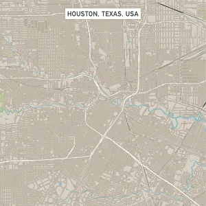 Houston Texas US City Street Map Houston Texas US City Street Map