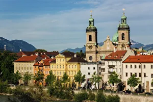 Innsbruck, View of Dom zu St. Jacob, Tyrol, Austria Innsbruck, View of Dom zu St. Jacob, Tyrol, Austria