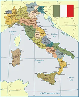 Italy Map - illustration Italy Map - illustration