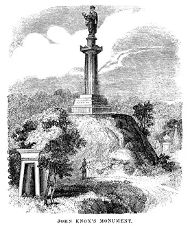 John Knox's Monument (1840 engraving) John Knox's Monument (1840 engraving)