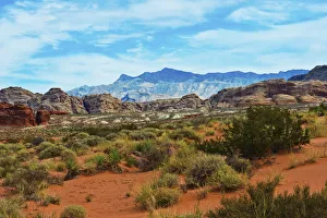 Landscape seen from Mud Road in Gold Butte National Monument, Mesquite, Nevada, USA Landscape seen from Mud Road in Gold Butte National Monument, Mesquite, Nevada, USA