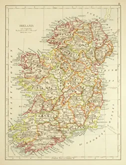 Map of Ireland 1897 Map of Ireland 1897