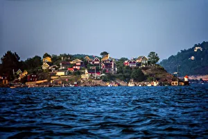 Nakholmen island in front of Oslo Nakholmen island in front of Oslo