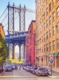 New York, Manhattan Bridge and DUMBO New York, Manhattan Bridge and DUMBO
