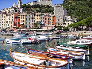 The Porto Venere harbor, Italy The Porto Venere harbor, Italy