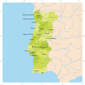 Portugal Vector Map Portugal Vector Map