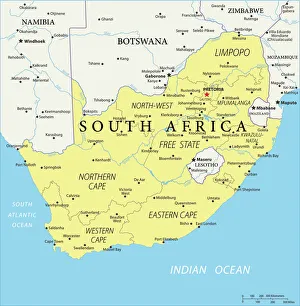 Reference Map of Map of South Africa Reference Map of Map of South Africa