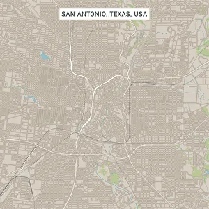 San Antonio Texas US City Street Map San Antonio Texas US City Street Map