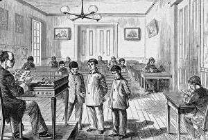 Students In Class At Chinese College Students In Class At Chinese College